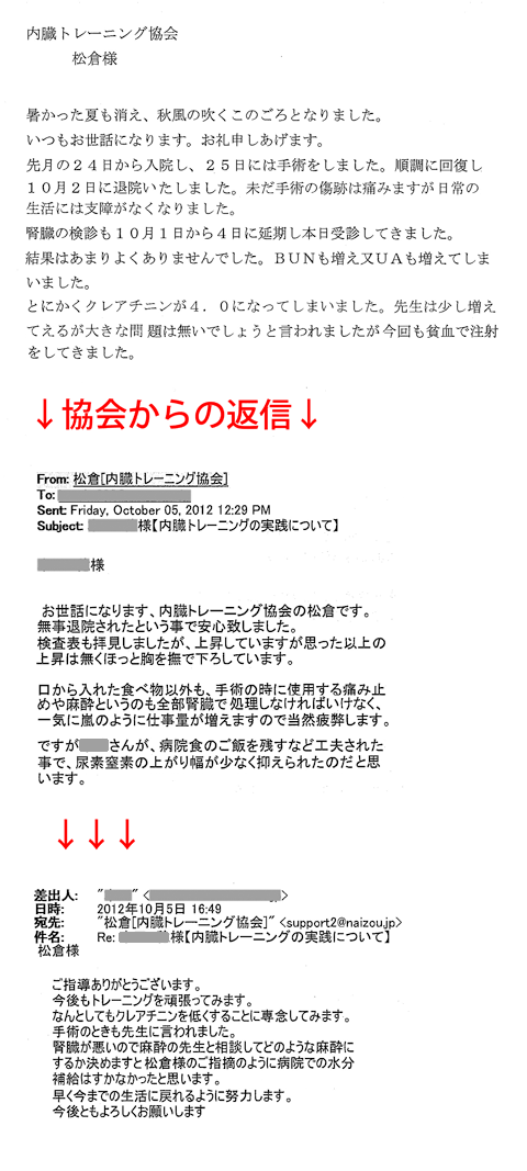 腎臓の検診も10月1日から4日に延期し本日受診してきました。結果はあまりよくありませんでした。BUNも増え又UAも増えてしまいました。とにかくクレアチニンが4.0になってしまいました。先生は少し増えているが大きな問題は無いでしょうと言われましたが今回も貧血で注射をしてきました。