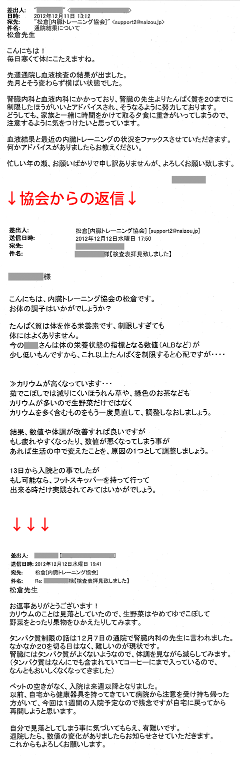 先週通院し血液検査の結果が出ました。先月とそう変わらず横ばい状態でした。腎臓内科と血液内科にかかっており、腎臓の先生よりたんぱく質を20までに制限したほうがいいとアドバイスされ、そうなるように努力しております。