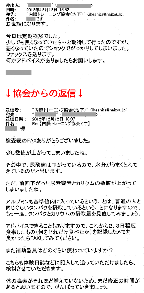 今日は定期検診でした。少しでも良くなっていたら・・と期待して行ったのですが、悪くなっていたのでショックでがっかりしてしまいました。