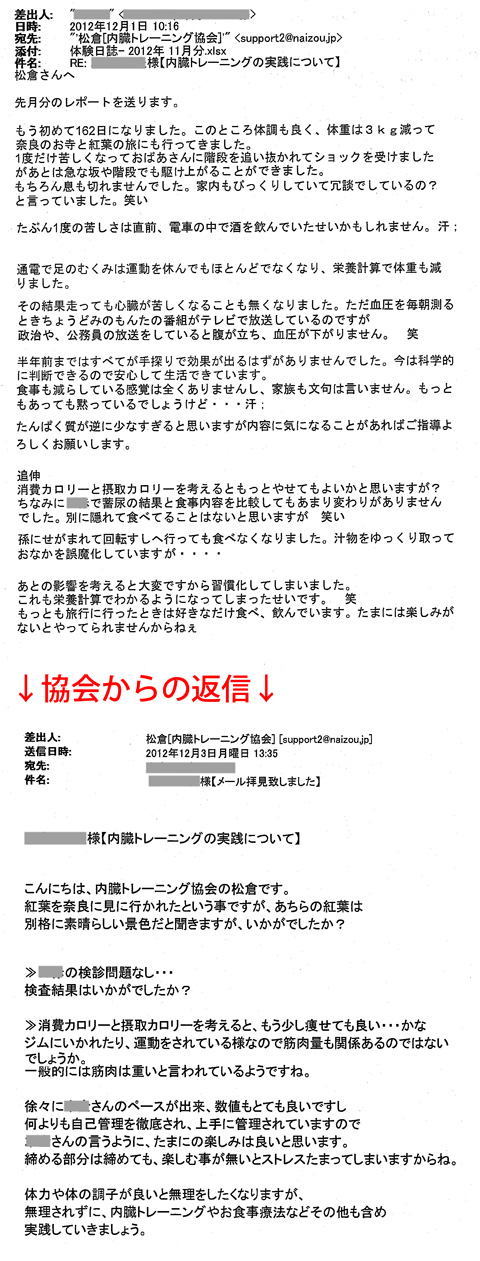 もう始めて162日になりました。このところ体調も良く、体重は3kg減って奈良のお寺と紅葉の旅にも行ってきました。通電で足のむくみは運動を休んでもほとんどでなくなり、栄養計算で体重も減りました。その結果走っても心臓が苦しくなることも無くなりました。